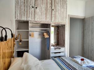 Posteľ alebo postele v izbe v ubytovaní Sea Sound Haraki apartment