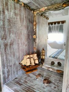 Posteľ alebo postele v izbe v ubytovaní Sea Sound Haraki apartment