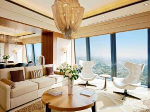 Posezení v ubytování Fairmont Baku, Flame Towers