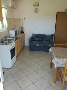 Kuchyňa alebo kuchynka v ubytovaní Apartments Kampor (4235)