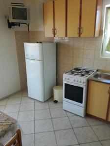 Kuchyňa alebo kuchynka v ubytovaní Apartments Kampor (4235)