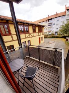 Balkón nebo terasa v ubytování Ferienwohnung Neuer Weg 15