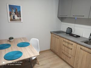 Kuchyňa alebo kuchynka v ubytovaní Nordic Apartamenty św.Mikołaja