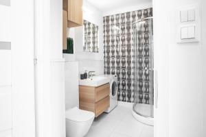 Kúpeľňa v ubytovaní Apartment Warsaw Business Center by Noclegi Renters