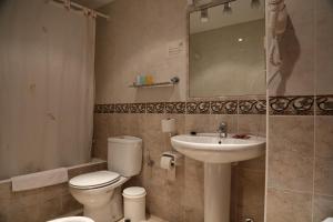 Koupelna v ubytování Hotel El Tilo