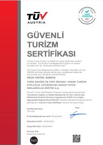 a poster for akritkrit turnim tihar serif masalaalamalam at Hich Hotel Konya in Konya