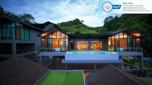 a rendering of a house with a swimming pool at The Senses Resort & Pool Villas - SHA Plus in Patong Beach