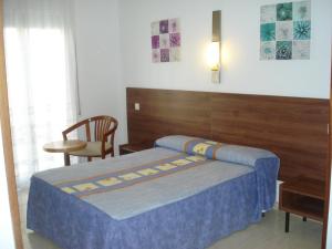Katil atau katil-katil dalam bilik di Hostal Margarita