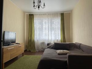 Vuode tai vuoteita majoituspaikassa Apartaments LiS 2