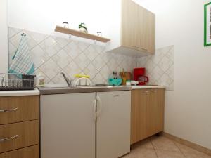 Kuchyň nebo kuchyňský kout v ubytování Apartments Klaudio 1318