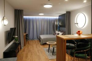 Кът за сядане в Apartament 4th Floor