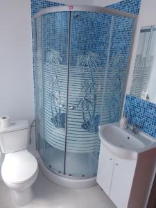 Koupelna v ubytování Casa Eric