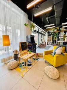 Posezení v ubytování Hotel Arche Geologiczna