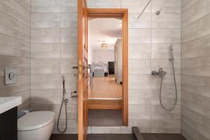 Kúpeľňa v ubytovaní Villa Lindia