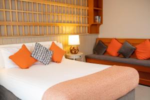 Łóżko lub łóżka w pokoju w obiekcie Hotel Doolin