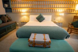 Łóżko lub łóżka w pokoju w obiekcie Hotel Doolin