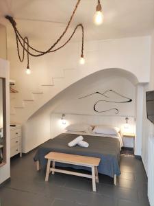 Postel nebo postele na pokoji v ubytování Villa Cinque Pini