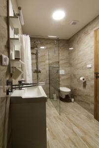 Kúpeľňa v ubytovaní Apartmán Valérie, byt Valtice