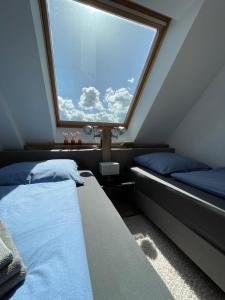 Ένα ή περισσότερα κρεβάτια σε δωμάτιο στο Wohnen auf Zeit, Boardinghouse-Oelde, Ost, West