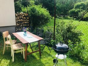 Zahrada ubytování Apartmán U ŘEKY