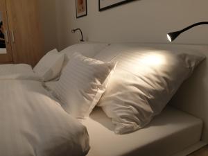 Posteľ alebo postele v izbe v ubytovaní Apartmán Valérie, byt Valtice