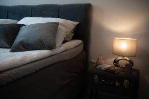 Postel nebo postele na pokoji v ubytování Apartman Leda