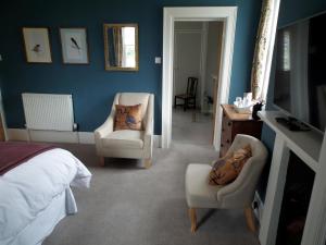 A seating area at Upper Buckton B&B