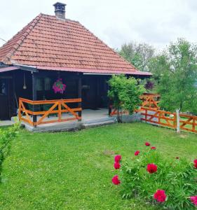 Zahrada ubytování Brvnara Ljubičica