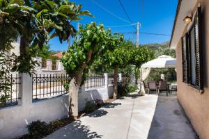 A garden outside Irinis House