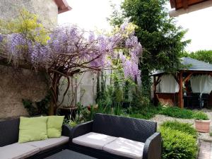 A garden outside Kőszeghegyalja Vendégház