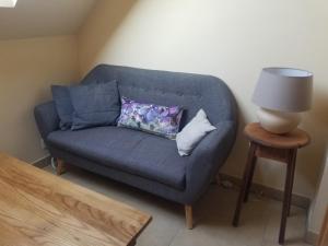 Posezení v ubytování chambre d'hôtes de charme, un temps en forêt