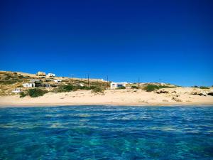 a view of a beach from the water at Kyanis Villa , Karpathos Afiartis in Afiartis