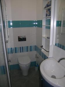 Kúpeľňa v ubytovaní camera con bagno privato CANDIDA