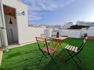Balkón alebo terasa v ubytovaní El Aljibe de Cobarrubias, Apartamento 3, terraza privada