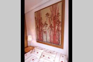 Postel nebo postele na pokoji v ubytování apartamento en ribadesella alta turismo VUT 265AS