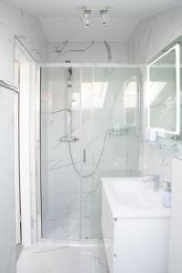 Koupelna v ubytování Apartmani Vrtodusic