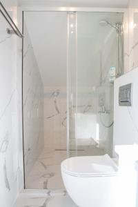 Koupelna v ubytování Apartmani Vrtodusic