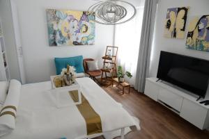 Krevet ili kreveti u jedinici u okviru objekta Apartment Krins