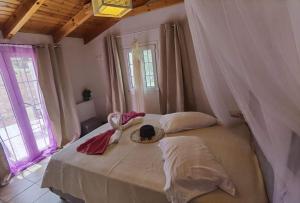 Postel nebo postele na pokoji v ubytování Julia house