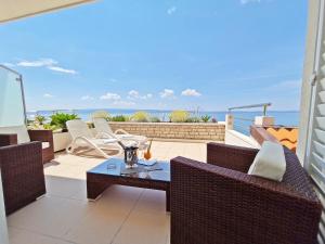Balkón alebo terasa v ubytovaní Hotel Sunce