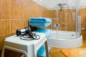 Koupelna v ubytování Sunny Garden Pihenőház + 51 fotografií