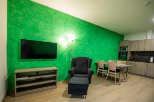 Kuchyňa alebo kuchynka v ubytovaní Apartmány pod Jeřábem, Šanov 67, Červená Voda