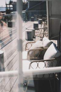 Posezení v ubytování Skärgårdshotellet Hönö
