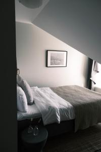 Postel nebo postele na pokoji v ubytování Skärgårdshotellet Hönö