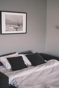 Postel nebo postele na pokoji v ubytování Skärgårdshotellet Hönö