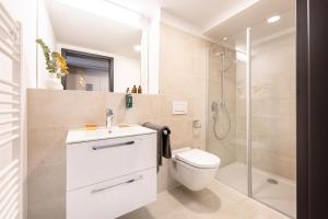 Koupelna v ubytování ipartment Böblingen Sindelfingen + 34 fotografií