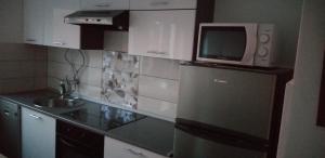 Kuchyň nebo kuchyňský kout v ubytování Apartman Zvončica