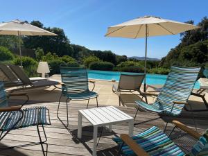 Bazén v ubytování Villa Limone, maison d'hôtes nebo v jeho okolí