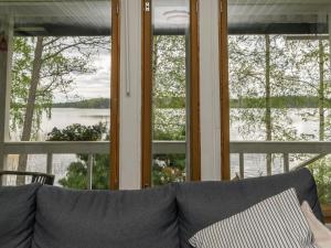 Balkón nebo terasa v ubytování Holiday Home Rantapelto by Interhome