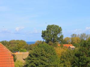 - une vue sur les arbres et les maisons avec toits dans l'établissement Apartment FIP-Ferienpark - Insel Poel-1 by Interhome, à Gollwitz